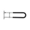 VEVOR Folding Toilet Safety Rail 23.8 In 300 Lbs Load Capacity Handicap Grab Bar