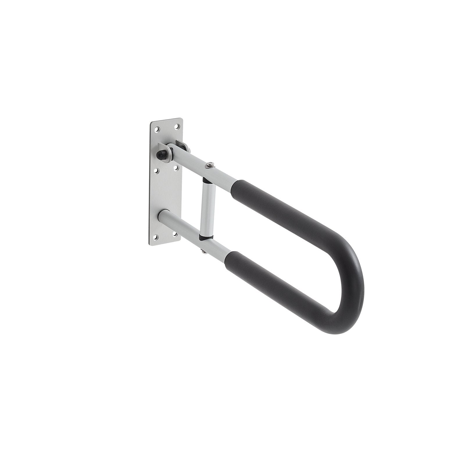VEVOR Folding Toilet Safety Rail 23.8 In 300 Lbs Load Capacity Handicap Grab Bar 