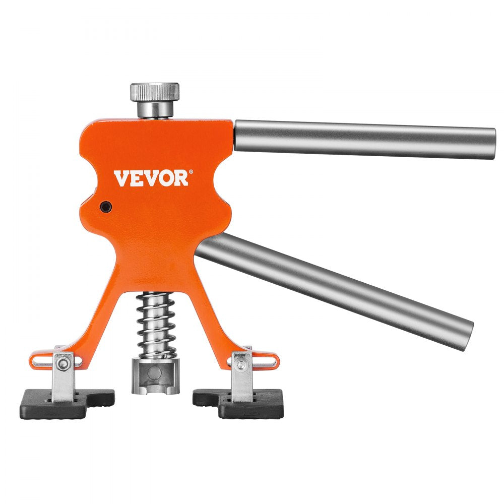VEVOR 46 PCS Dent Removal Kit, Paintless Dent Repair Kit with Golden Dent Lifter, Hot Glue Gun and Glue Sticks, Car Dent Puller Kit for Auto Dent Removal, Small Hail Damage, Door Ding 