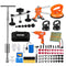VEVOR 107 PCS Dent Removal Kit, Paintless Dent Repair Kit with Golden Lifter, Bridge Puller, Slide Hammer T-bar Dent Puller, Suction Cup Dent Puller for Auto Body Dents, Hail Damage, Door Ding