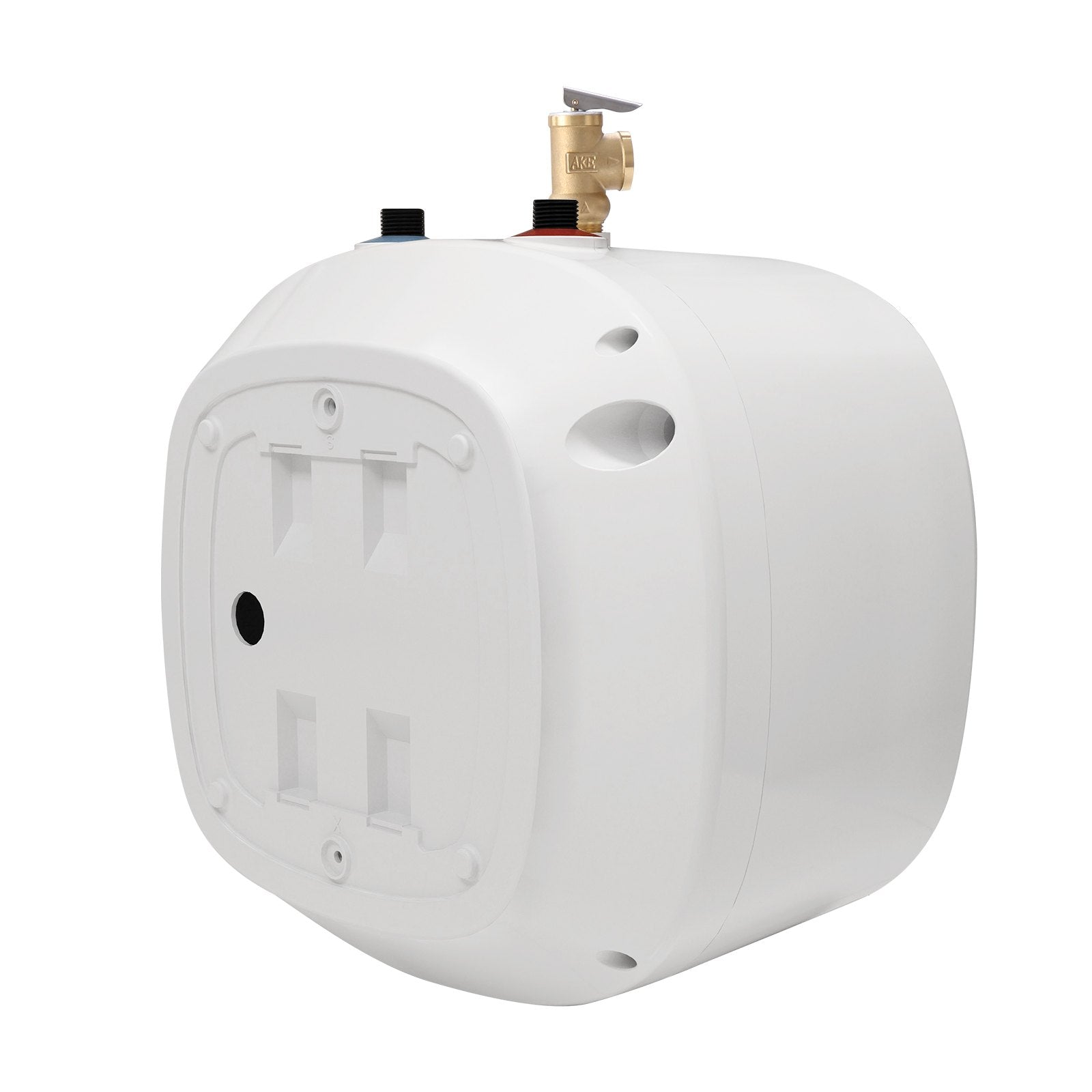 VEVOR Electric Mini-Tank Water Heater 8-Gallon Tank, 1440W Hot Water Boiler Storage, Safety Temperature Pressure Valve Easy Install, for Kichen Bathroom Restaurant, Shelf Wall Floor Mounted 