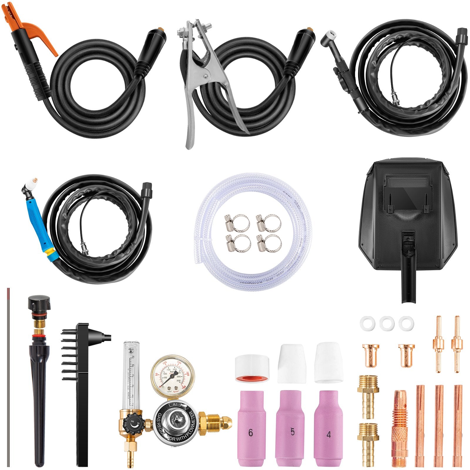 VEVOR TIG/MMA Plasma Cutter CT520D 3 in 1 Combo Welding Machine Tig Welder 200A Arc Welder 200A Plasma Cutter 50A Plasma Cutting Machine Dual Voltage 110 220V 