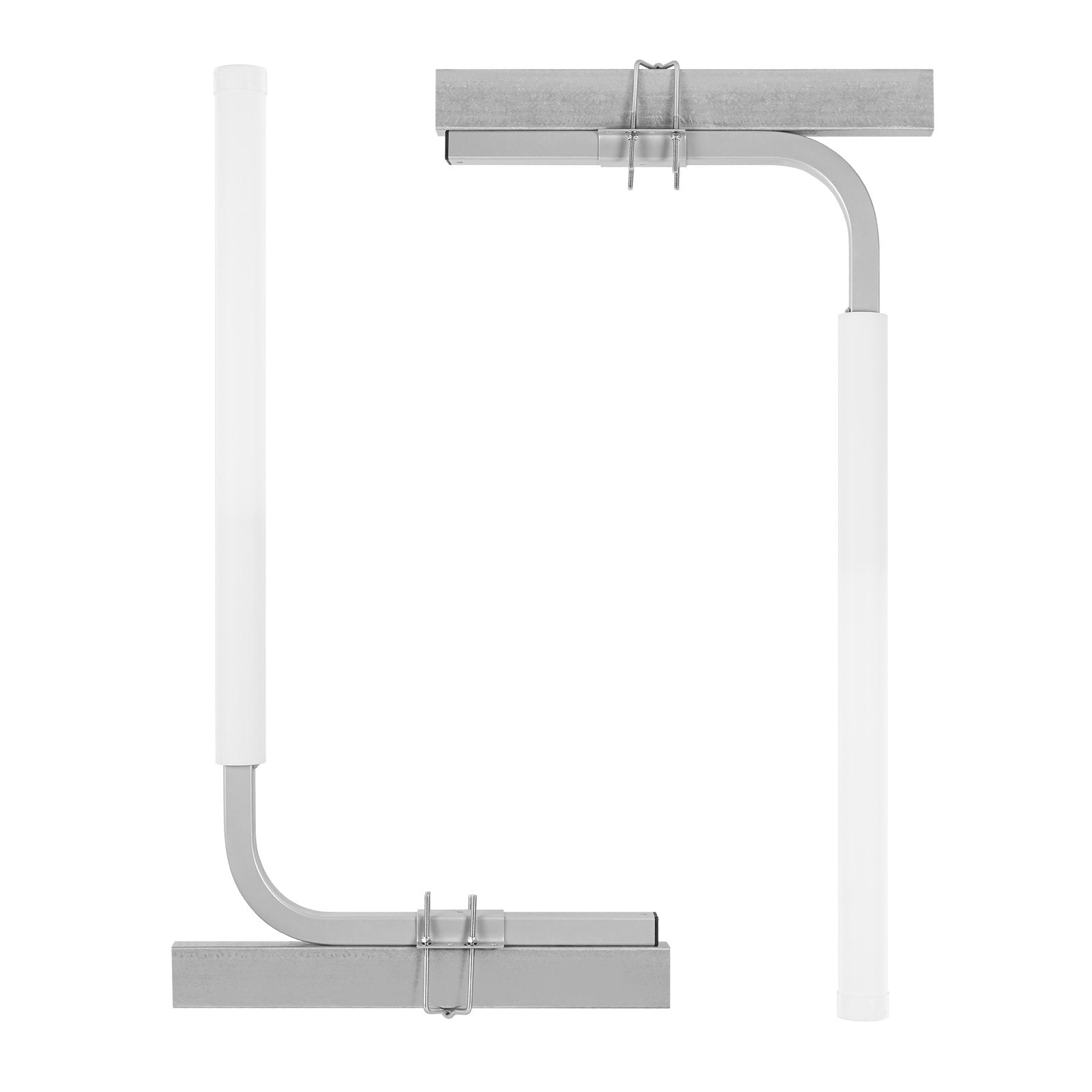 VEVOR Boat Trailer Guide, 43” Adjustable Design Trailer Guide Poles, 2PCS Rustproof Galvanized Steel Trailer Guide ons, Trailer Guides with PVC Pipes, for Ski Boat, Fishing Boat or Sailboat Trailer 