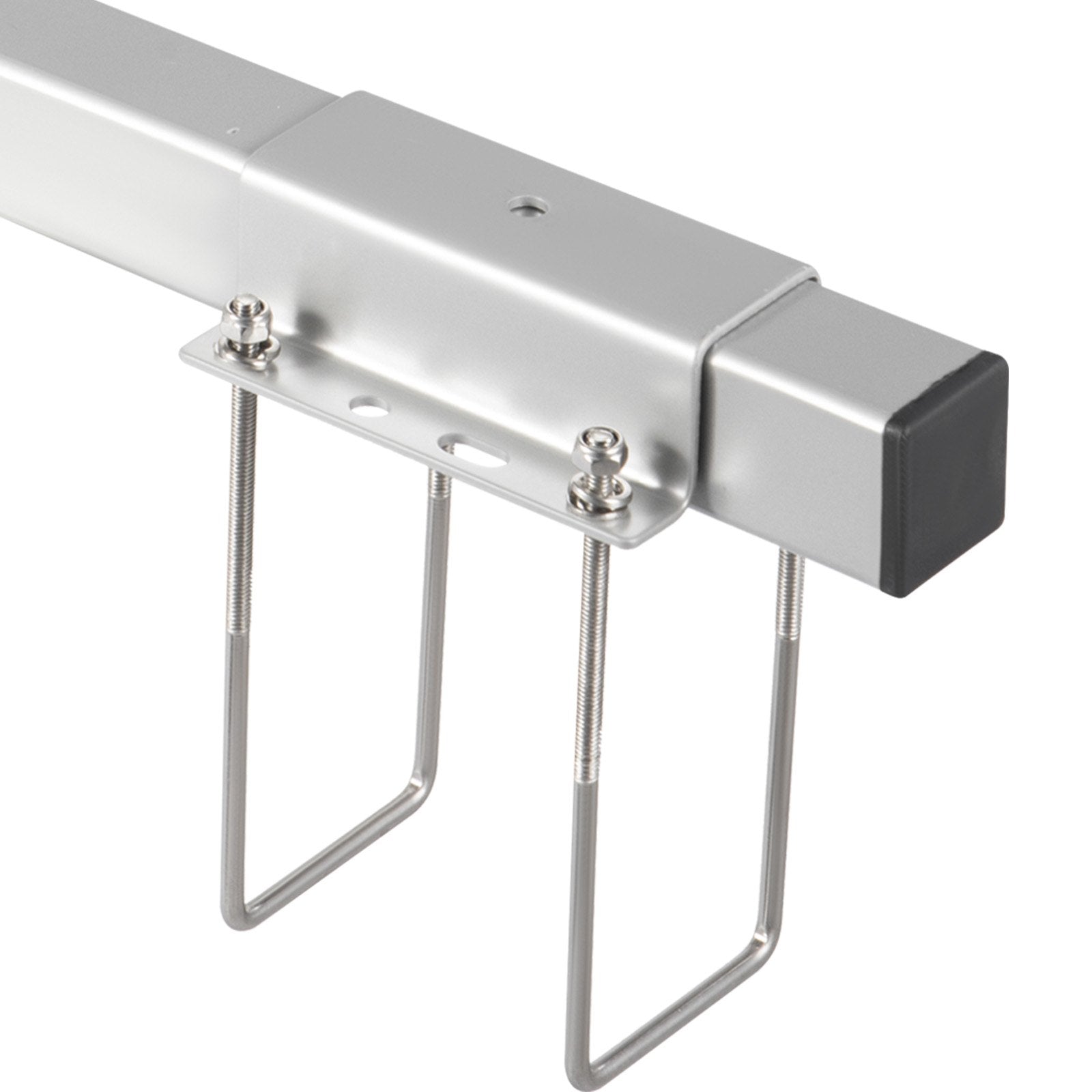 VEVOR Boat Trailer Guide-on, 22", 2PCS Steel Trailer Post Guide ons, with White PVC Tube Covers, Complete Mounting Accessories Included, for Ski Boat, Fishing Boat or Sailboat Trailer 