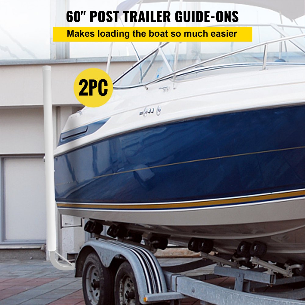 VEVOR Boat Trailer Guide-on 60" Trailer Post Guide on w/ 2PCS PVC Tube Cover 