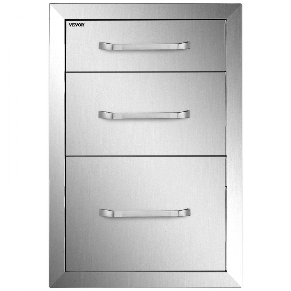 Chest of Drawers 14.8x22.6x21Inch Stainless Steel 201 