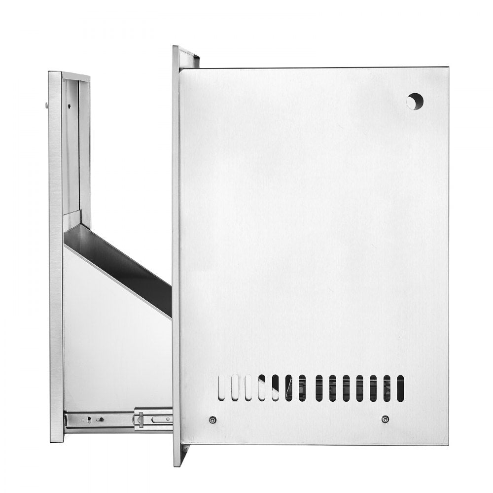 VEVOR Outdoor Kitchen Propane Tank Drawer 16Wx22Hx16D Inch BBQ Propane Drawer with Handle Stainless Steel Propane Tank Drawer for Outdoor Kitchen 