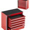 VEVOR Tool Box 8.6-inch Portable Metal Tool Box 5 Drawers Tool Organizer Red