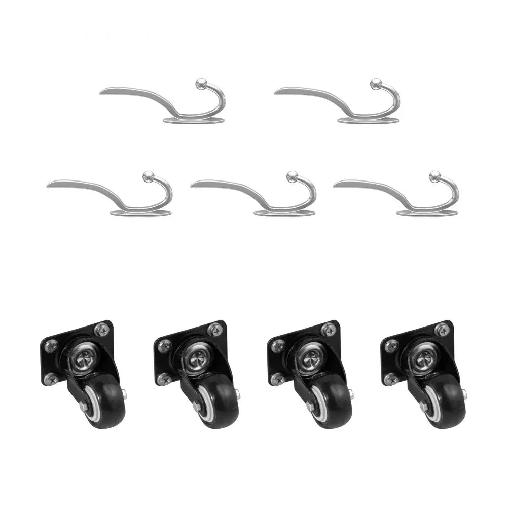 VEVOR Preschool Cubby Lockers 5-Section Plywood Birch Coat Locker 15MM Thickness Kids Locker for Home 48.4 Inch High Durable Classroom Lockers for Toddlers and Kids Commercial or Personal Use