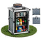 VEVOR Folding Camping Storage Cabinet with 3 Shelves, Portable Outdoor Kitchen Table & Cook Station with Carry Bag