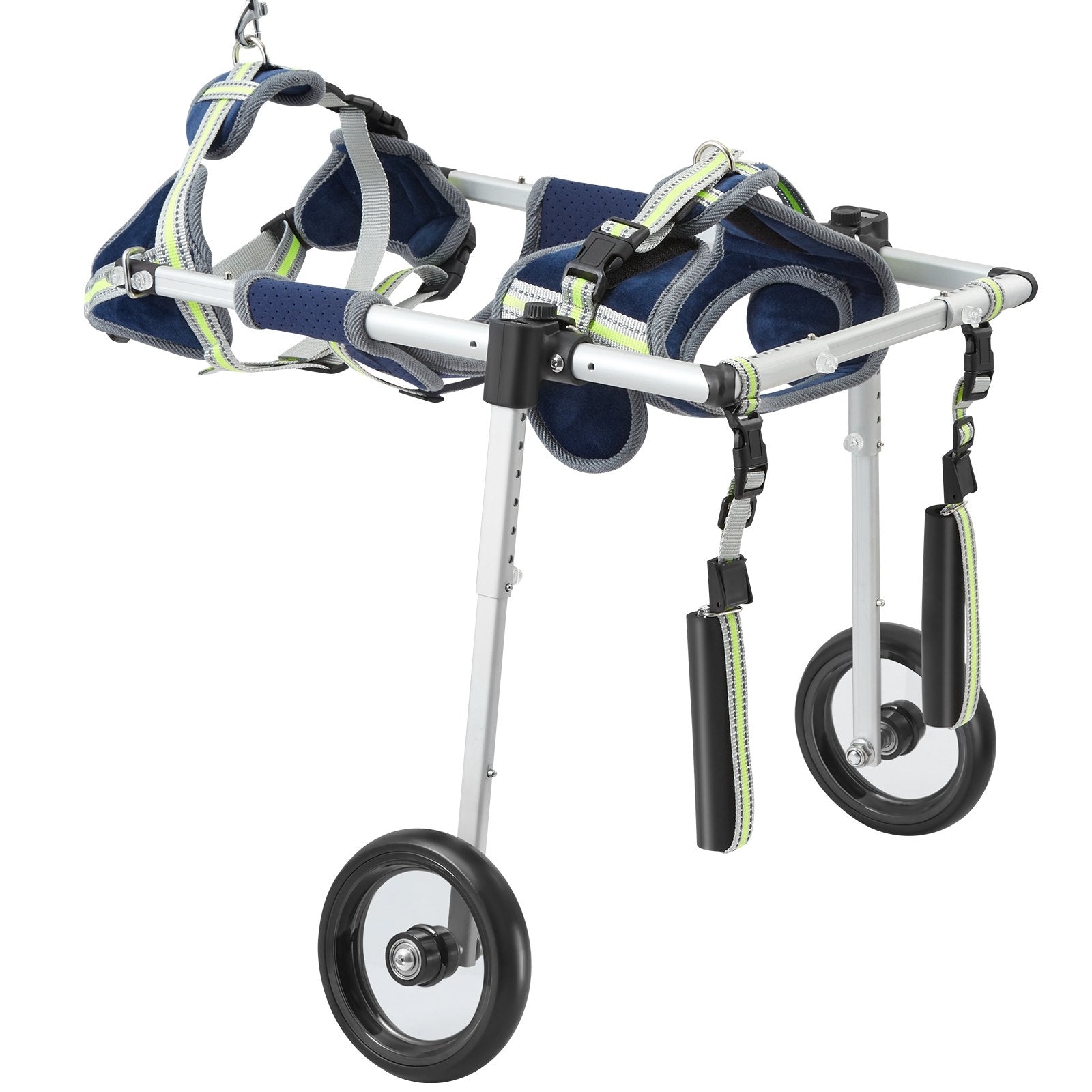 VEVOR 2 Wheels Dog Wheelchair for Back Legs, Pet Wheelchair Lightweight & Adjustable Assisting in Healing,  Dog Cart/Wheelchair for Injured, Disabled, Paralysis, Hind Limb Weak Pet(S) 