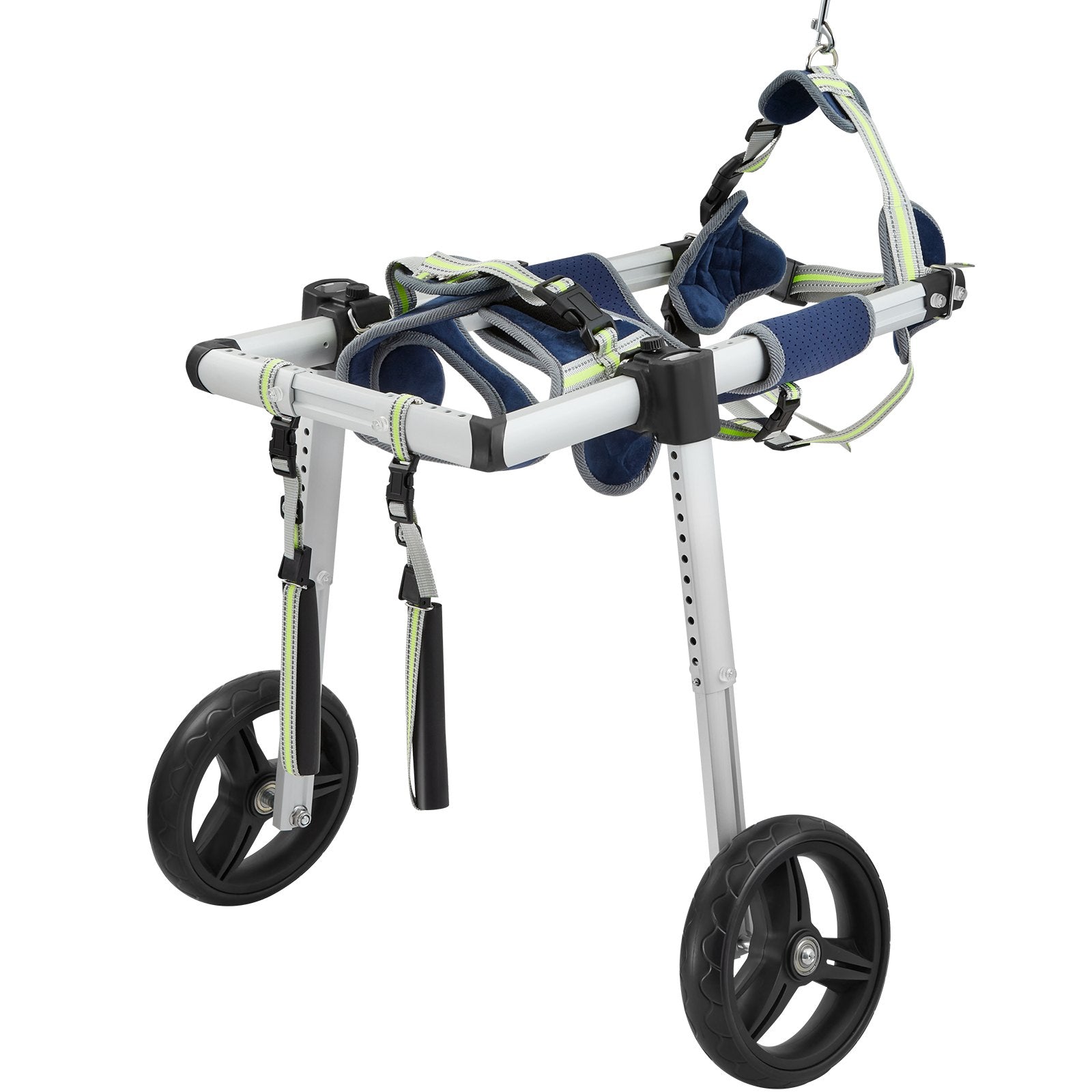 VEVOR 2 Wheels Dog Wheelchair for Back Legs, Pet Wheelchair Lightweight & Adjustable Assisting in Healing,  Dog Cart/Wheelchair for Injured, Disabled, Paralysis, Hind Limb Weak Pet(M) 