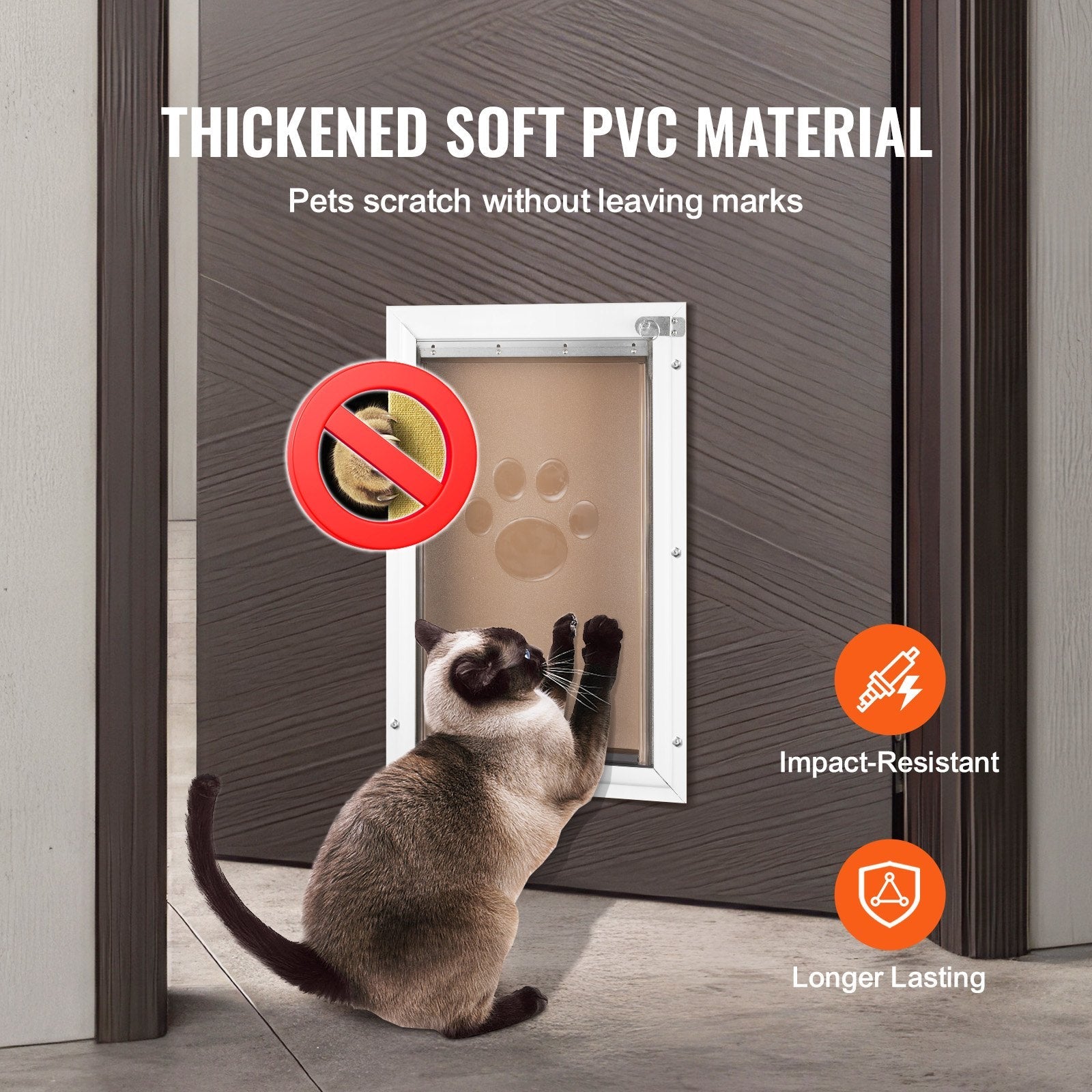 VEVOR Pet Door Replacement Flap 13.63" x 23.62" Compatible with VEVOR Pet Doors 