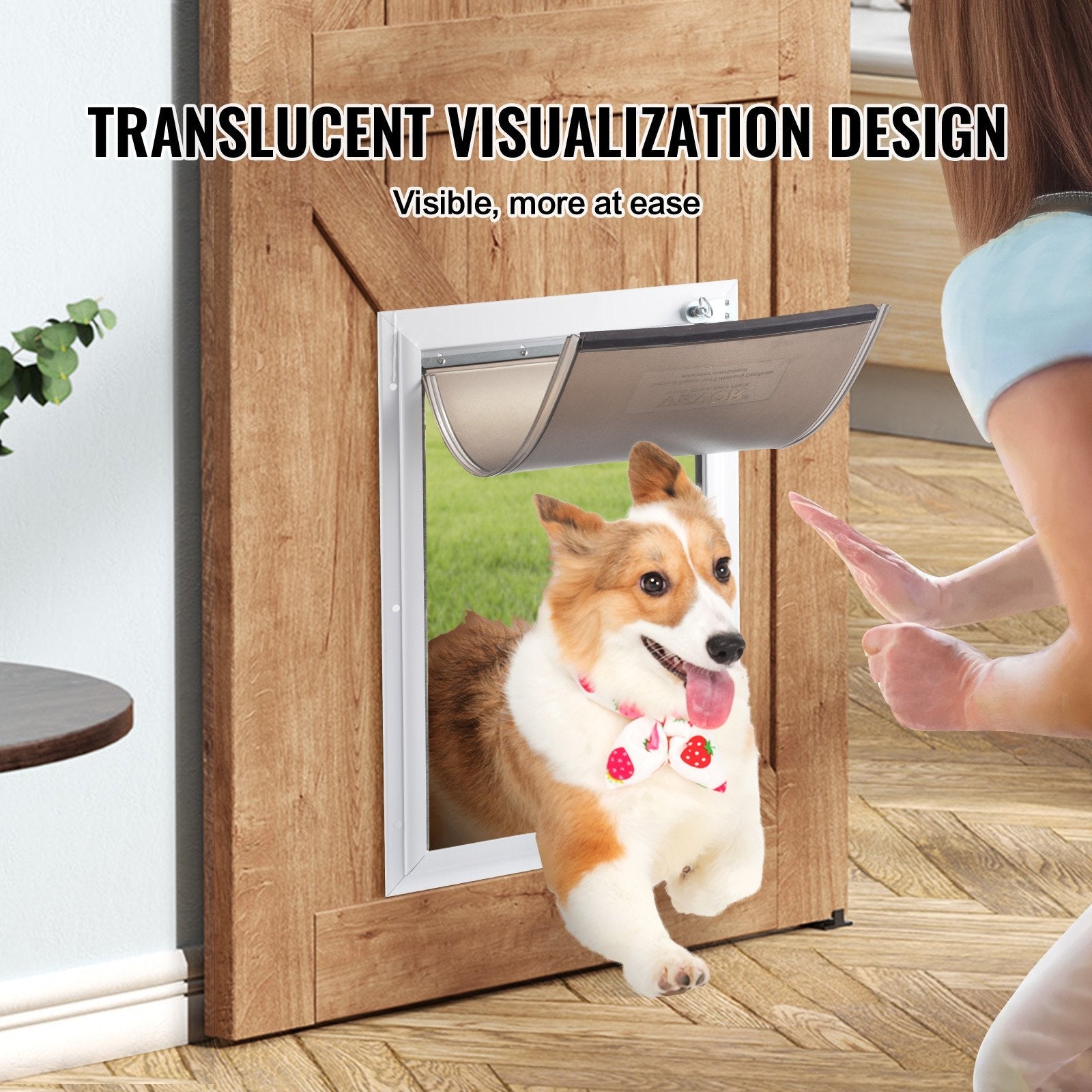 VEVOR Pet Door Replacement Flap 13.63" x 23.62" Compatible with VEVOR Pet Doors 