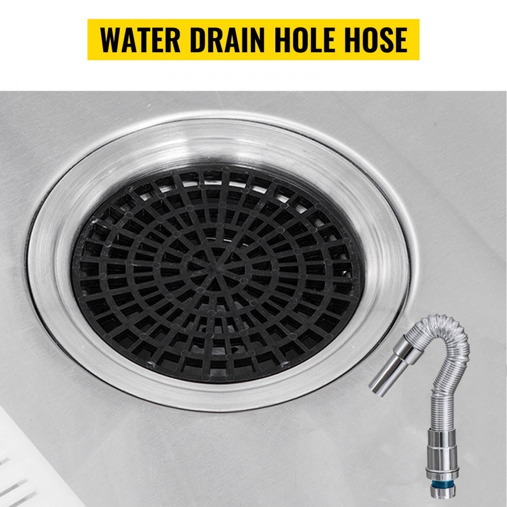 VEVOR Dog Grooming Tub 38 Inch Stainless Steel Professional Pet Bathing Tub Station Small Medium Pet Grooming Tub Wash Shower Sink with Faucet and Accessories Dog Washing Station Pet Bath Tub 