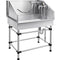 VEVOR Dog Grooming Tub 38 Inch Stainless Steel Professional Pet Bathing Tub Station Small Medium Pet Grooming Tub Wash Shower Sink with Faucet and Accessories Dog Washing Station Pet Bath Tub