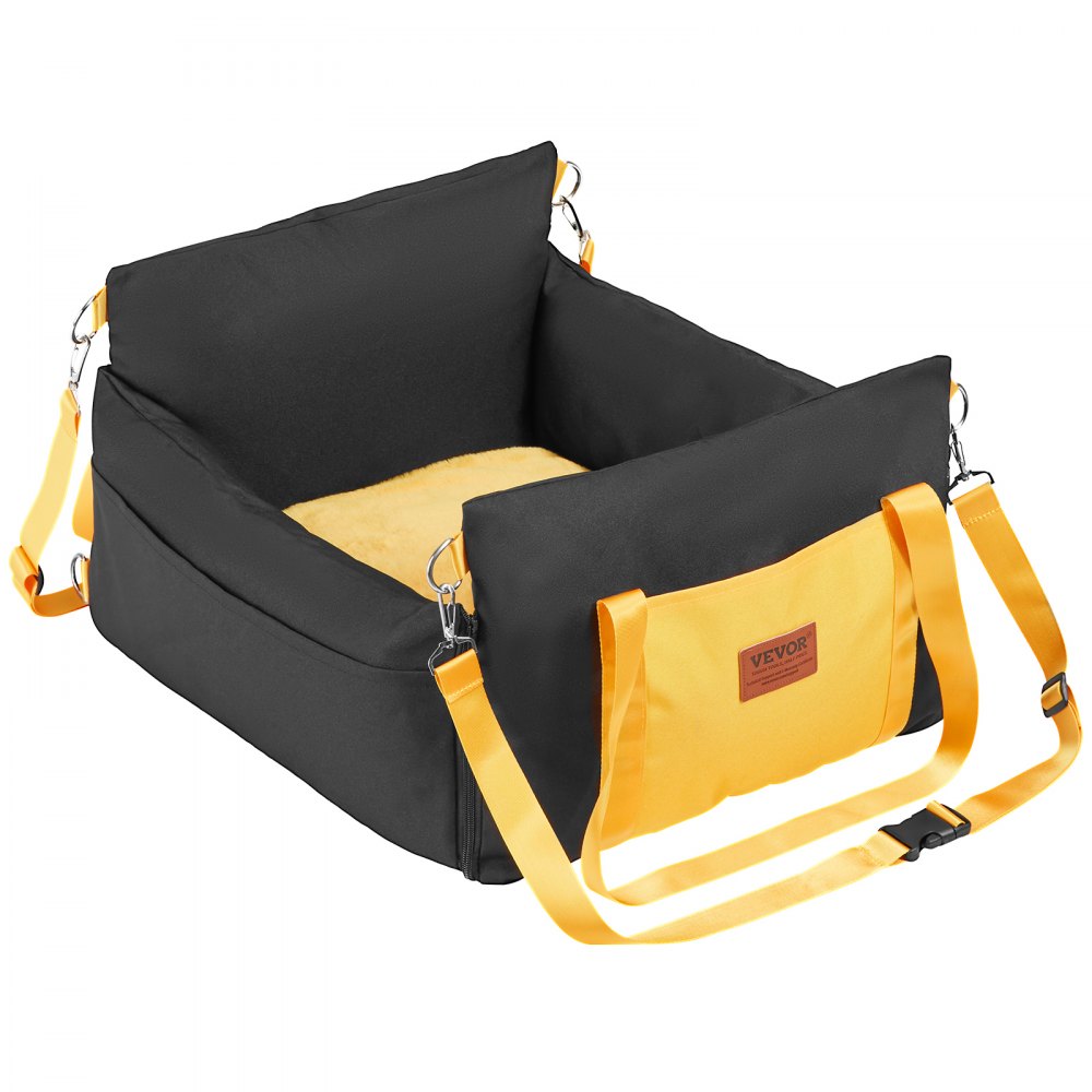 VEVOR Dog Booster Car Seat Pet Car Seat for Small Dog up to 25lbs Black 