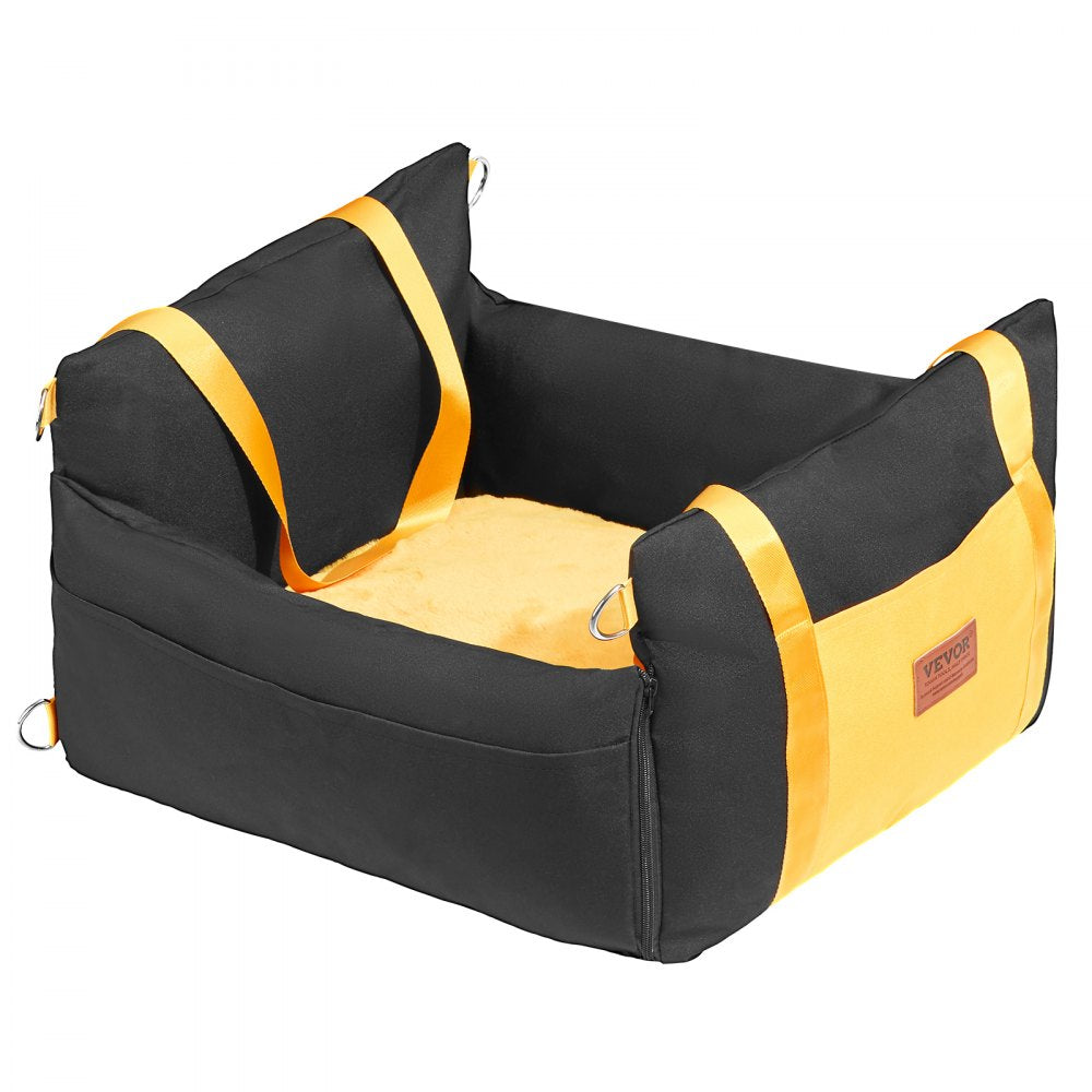 VEVOR Dog Booster Car Seat Pet Car Seat for Small Dog up to 25lbs Black 