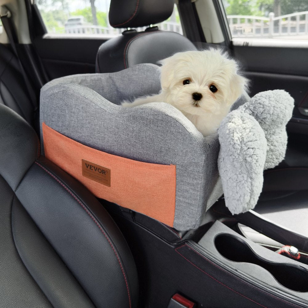 VEVOR Center Console Dog Car Seat Dog Booster Car Seat for Small Dog 8 lbs 