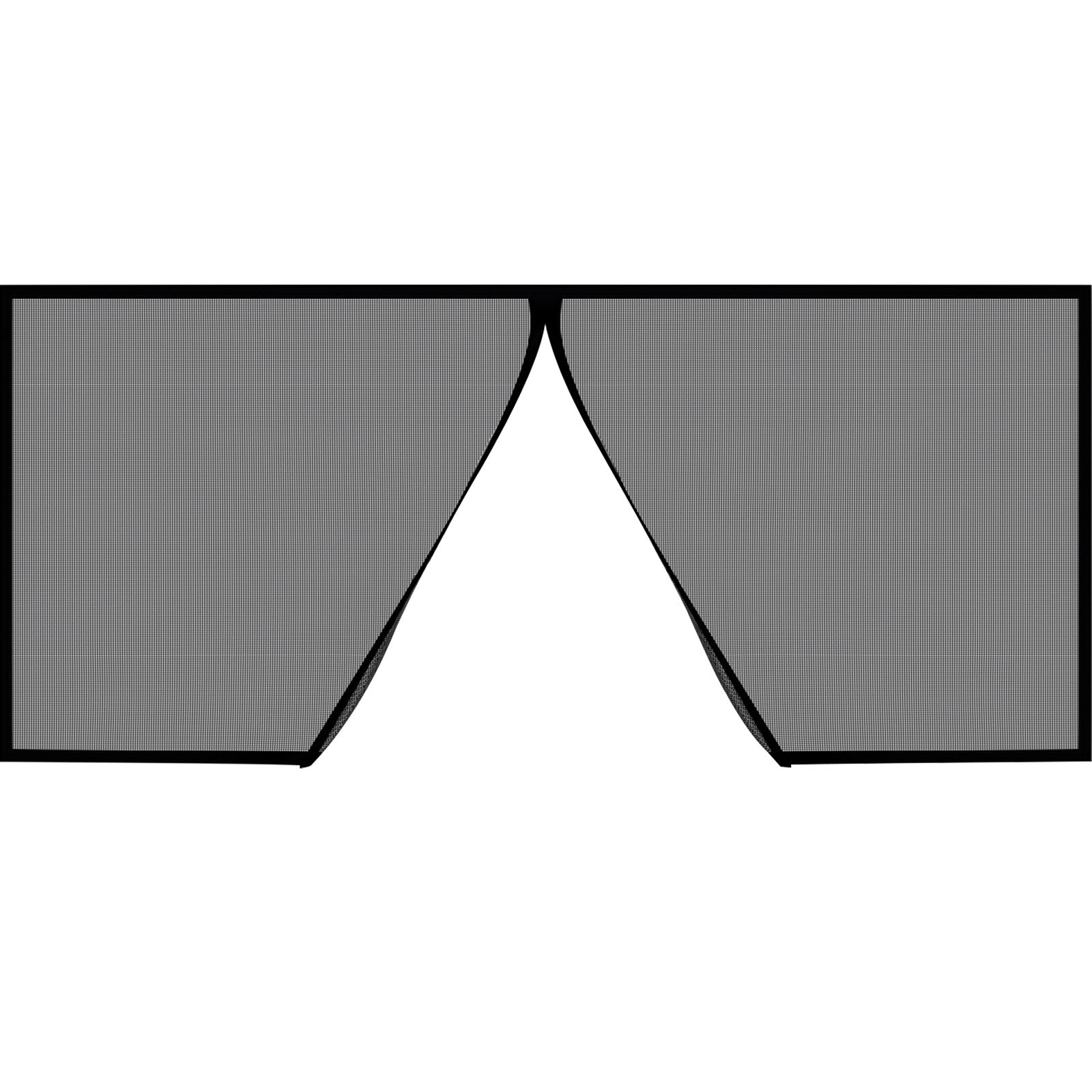 VEVOR Garage Door Screen, 18 x 7 ft for 2 Cars, 5.8 lbs Heavy-Duty Fiberglass Mesh for Quick Entry with Self Sealing Magnet and Weighted Bottom, Kids / Pets Friendly, Easy to Install and Retractable 