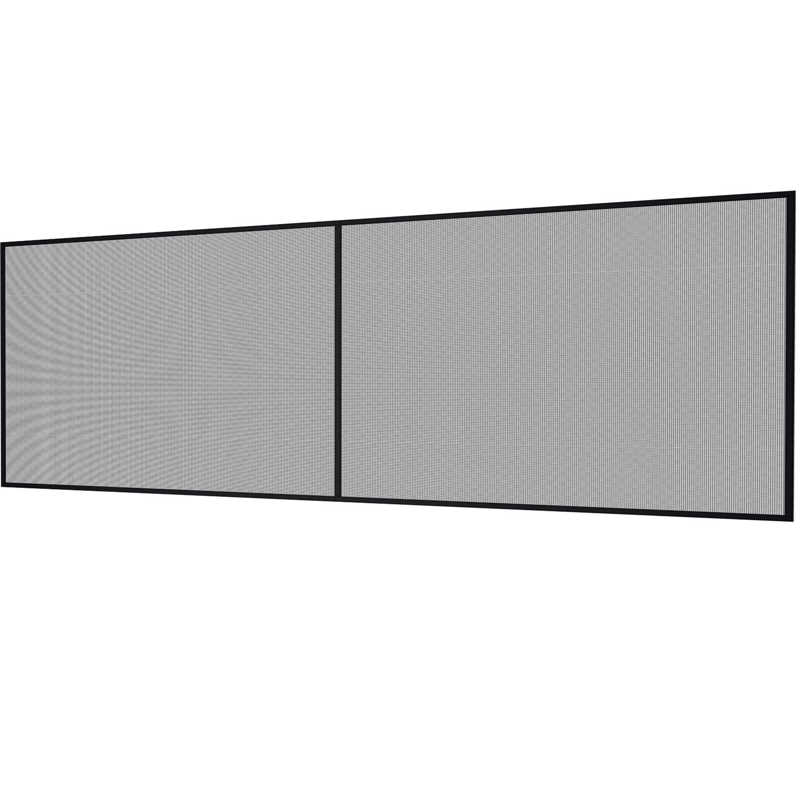 VEVOR Garage Door Screen, 16 x 7 ft for 2 Cars, 5.2 lbs Heavy-Duty Fiberglass Mesh for Quick Entry with Self Sealing Magnet and Weighted Bottom, Kids / Pets Friendly, Easy to Install and Retractable 