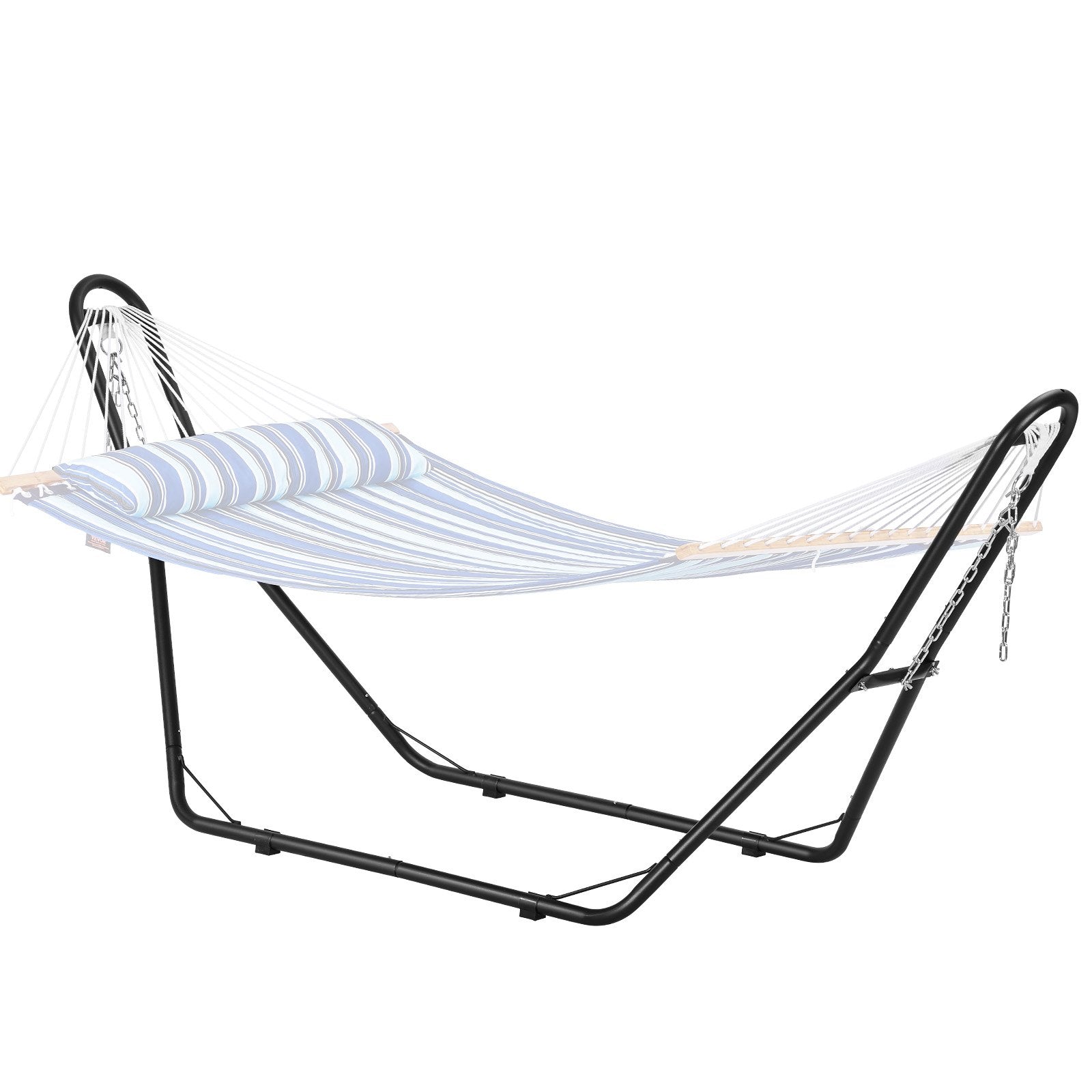 VEVOR Steel Hammock Stand 450lbs Capacity Hammock Frame Fits 6.9-12.8ft Hammocks 