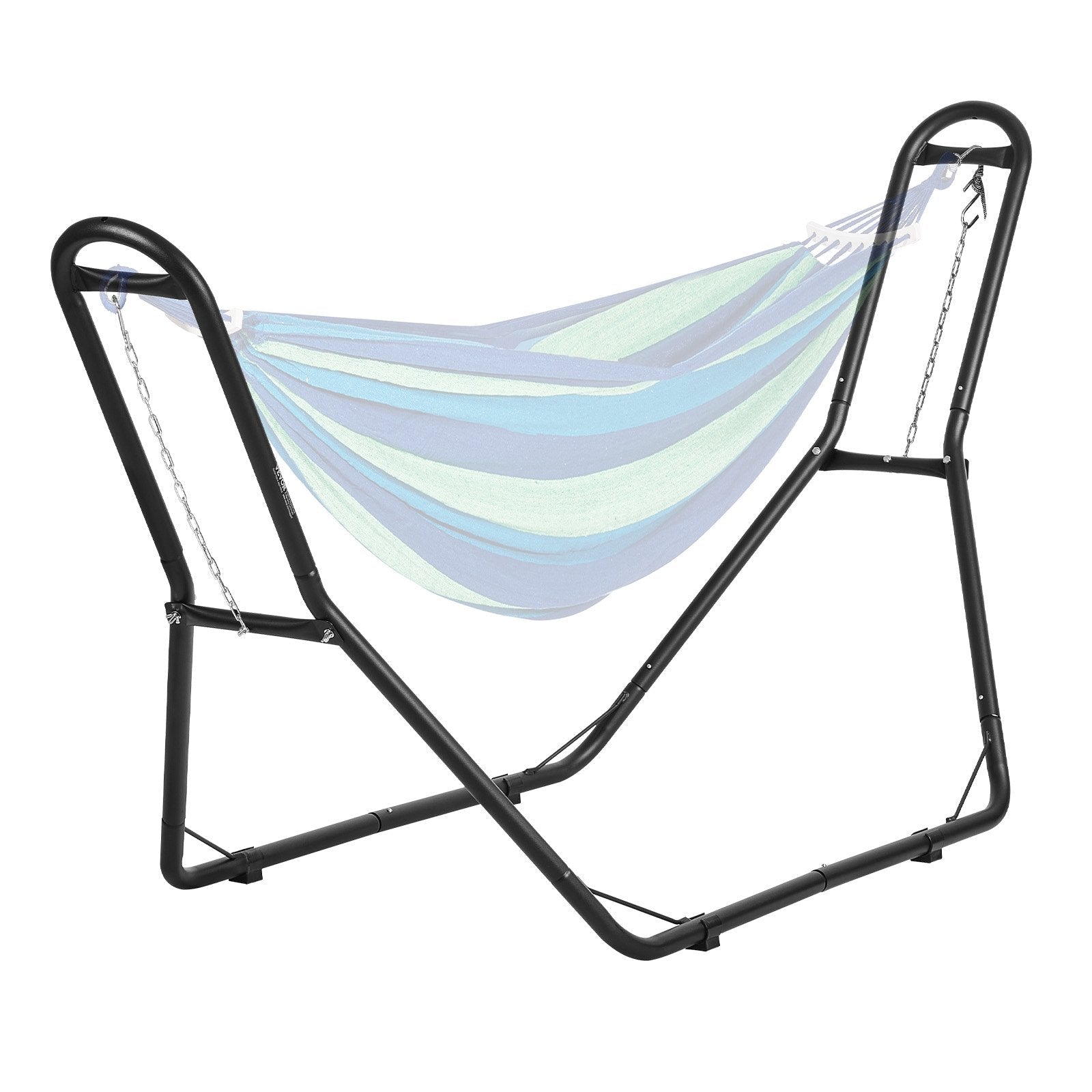 VEVOR Steel Hammock Stand 450lbs Capacity Hammock Frame Fits 6.9-12.8ft Hammocks 