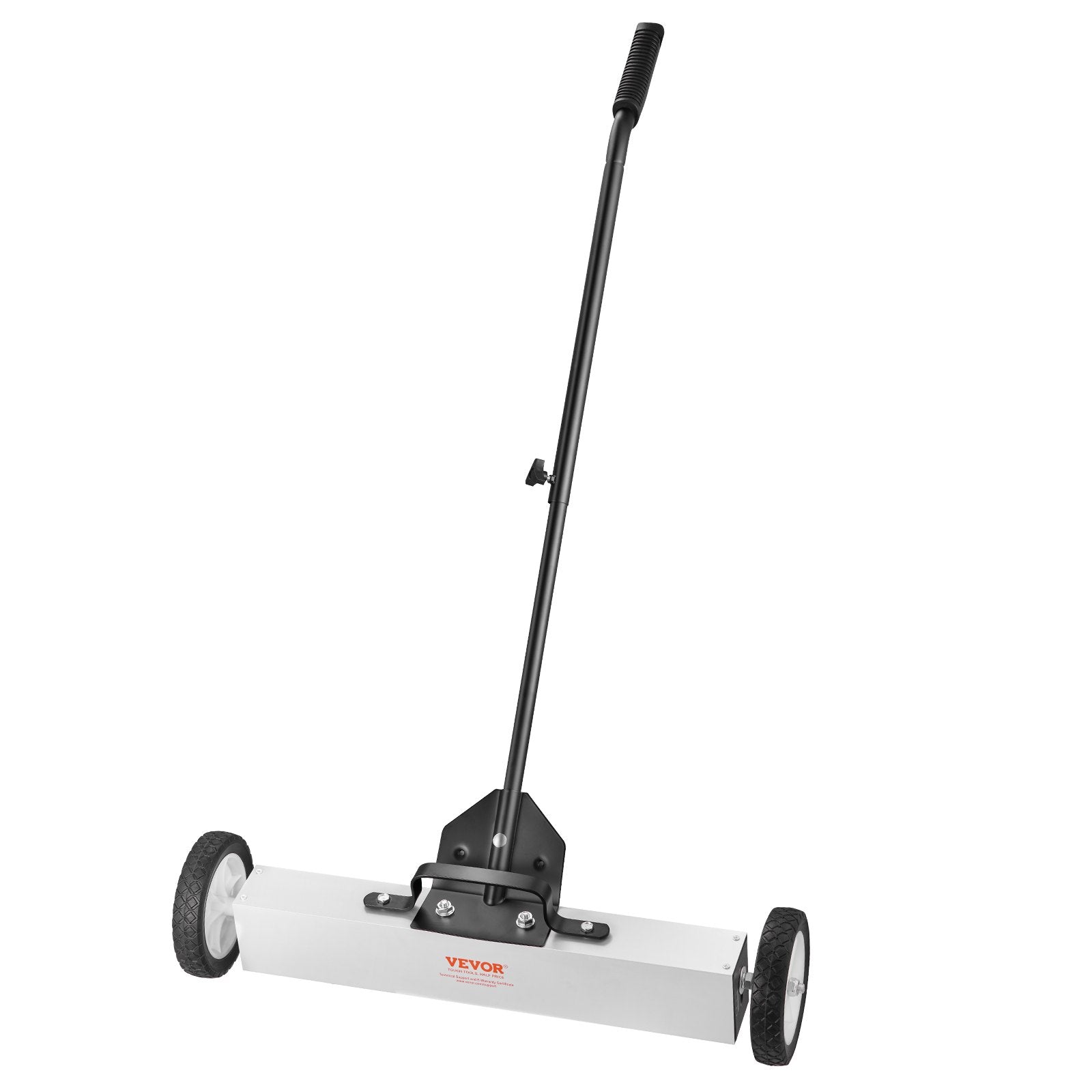 VEVOR 24-Inch Magnetic Sweeper with Wheels Telescoping Magnetic Pickup Tool 