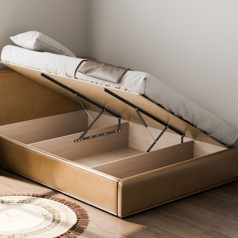 VEVOR Bed Lift 59x79 in Compatible Bed Size 265 lbs Load DIY Wall Bed Hardware 