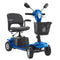 VEVOR Heavy-Duty 4 Wheel Mobility Scooter for Adults & Seniors - Folding Electric Powered Mobility Scooter & 12 Mile Long Range, All Terrain Travel Scooter with 9° Climbing Capacity, 265lb Capacity
