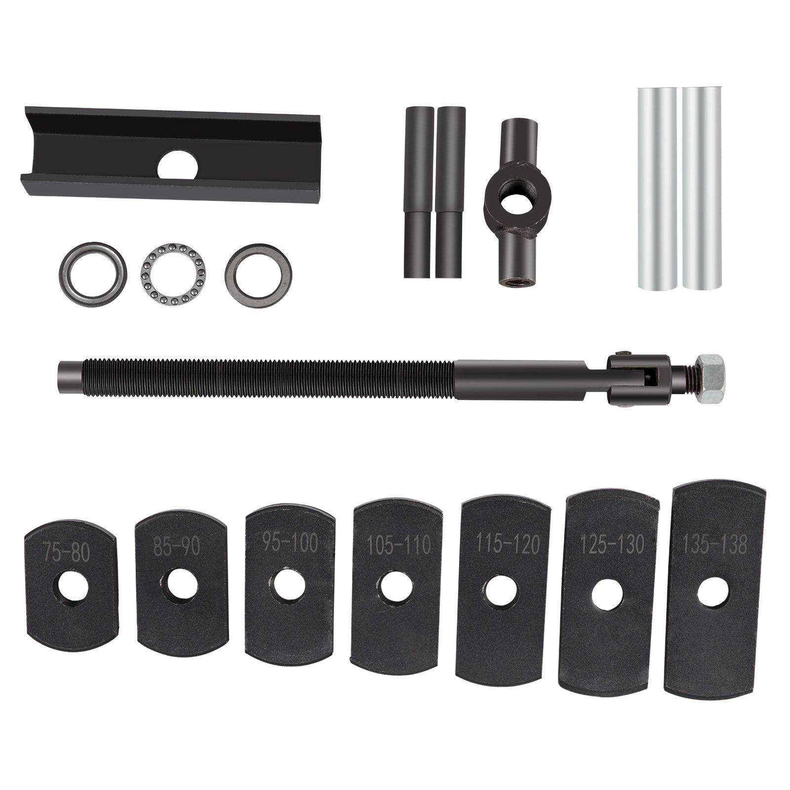 VEVOR Liner Puller Cylinder Liner Puller, Diesel Engines Liner Puller Tool, Both Dry-Type and Wet-Type Fit Diameter of 75 mm-138 mm, Universal Cylinder Liner Puller Tool Set for Auto Repair 
