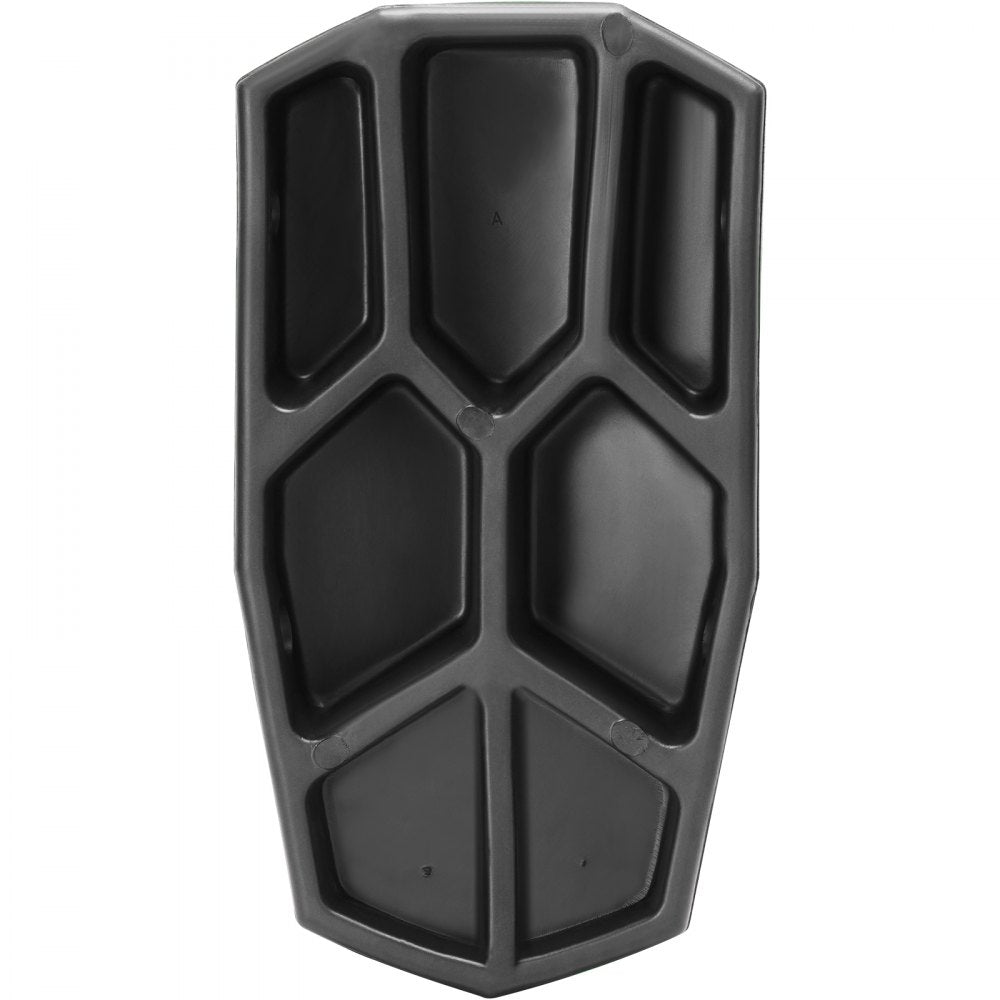 VEVOR Boat Fenders, 8.6" x 16" Boat Bumpers for Docking, Marine EVA Boat Dock Fender Bumper with Ropes, Cord Locks and Storage Bag, No Inflation Required, for Class A/Class 1/Part Class 2, Black 