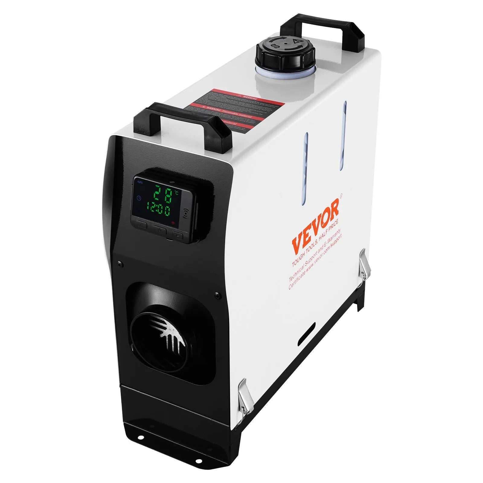 VEVOR 5-8KW Diesel Heater, Diesel Air Heater All in One with Remote Control and LCD Screen, Fast Heating Low Noise, Portable Diesel Heater for Truck Van RV Trailer Camper 