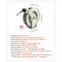 VEVOR 1/2" x 33 ft Retractable Oil Hose Reel – 3625 PSI Spring-Driven Auto Rewind with Steel Braided Hose