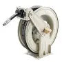 VEVOR 1/2" x 33 ft Retractable Oil Hose Reel – 3625 PSI Spring-Driven Auto Rewind with Steel Braided Hose