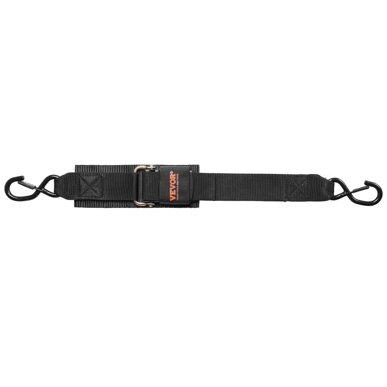 VEVOR Retractable Ratchet Straps Tie Down Straps 2 in x 2 ft for Boat (2 Pack) 