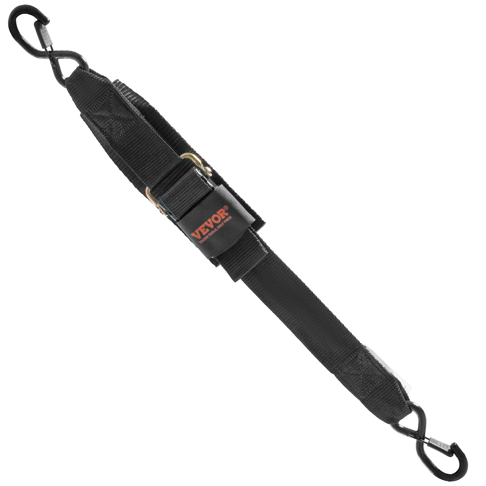 VEVOR Retractable Ratchet Straps Tie Down Straps 2 in x 2 ft for Boat (2 Pack) 