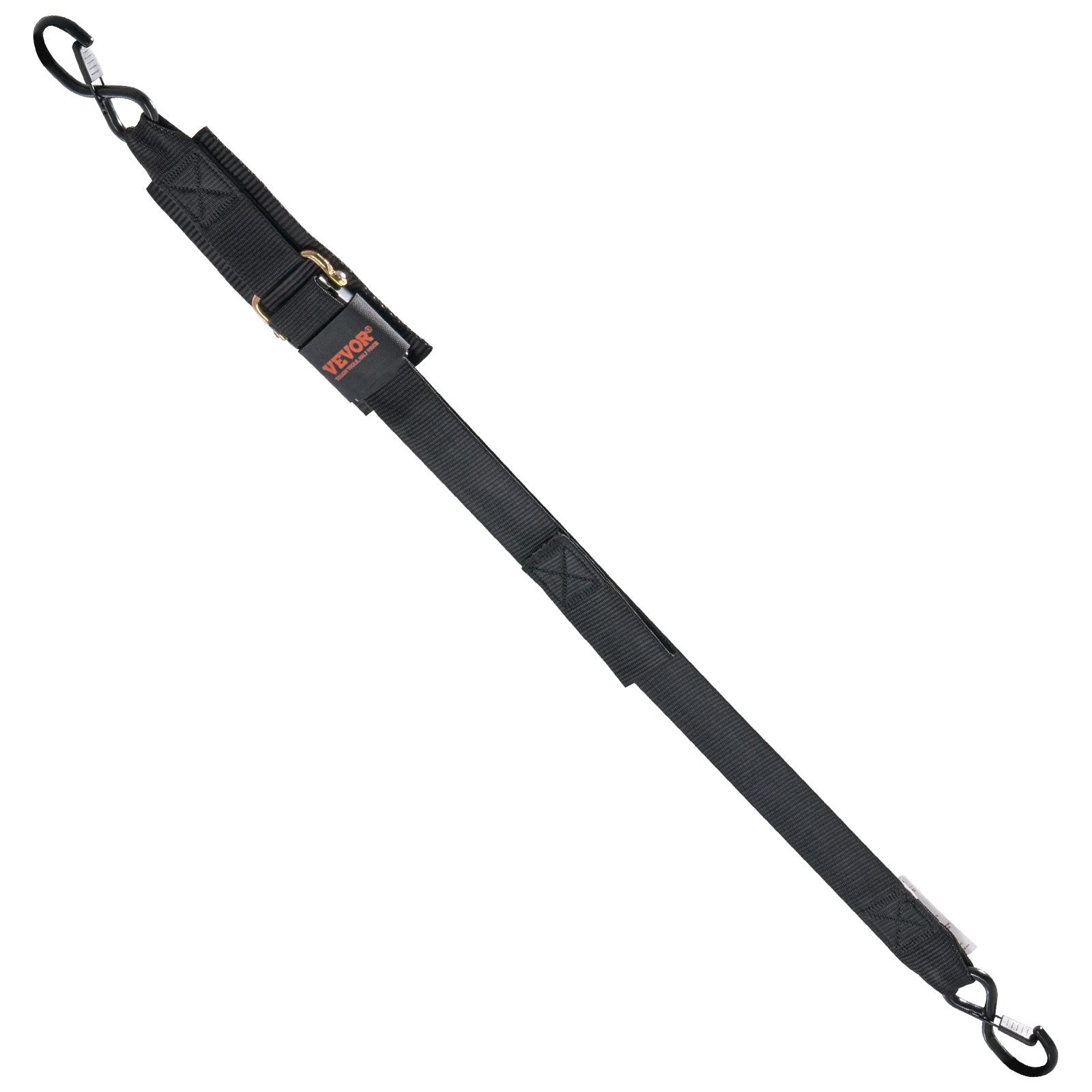 VEVOR Retractable Ratchet Straps Tie Down Straps 2 in x 4 ft for Boat (2 Pack) 
