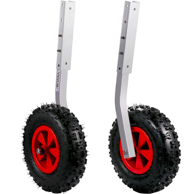 VEVOR Boat Launching Wheels, 12" Boat Transom Launching Wheel, 500 LBS Loading Capacity Inflatable Boat Launch Wheels, Aluminium Alloy Transom Launching Dolly Wheels with 4 PCS of Quick Release Pins 