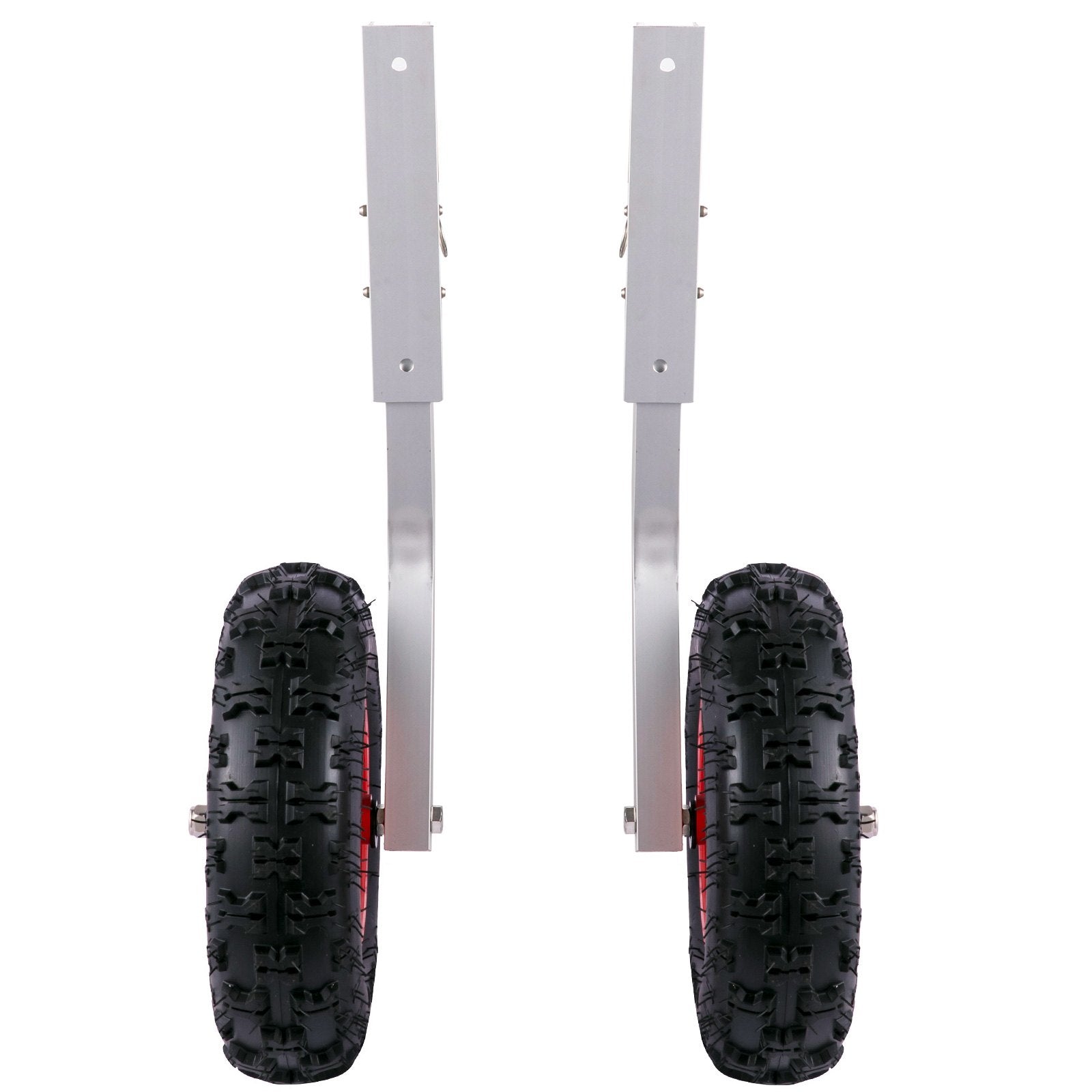 VEVOR Boat Launching Wheels, 12" Boat Transom Launching Wheel, 500 LBS Loading Capacity Inflatable Boat Launch Wheels, Aluminium Alloy Transom Launching Dolly Wheels with 4 PCS of Quick Release Pins 