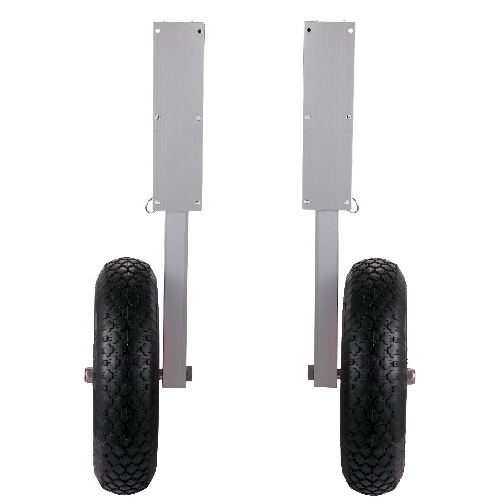 VEVOR Boat Launching Wheels, 15" Boat Transom Launching Wheel, 300 LBS Loading Capacity Inflatable Boat Launch Wheels, Aluminium Alloy Transom Launching Dolly Wheels with 4 PCS of Quick Release Pins 