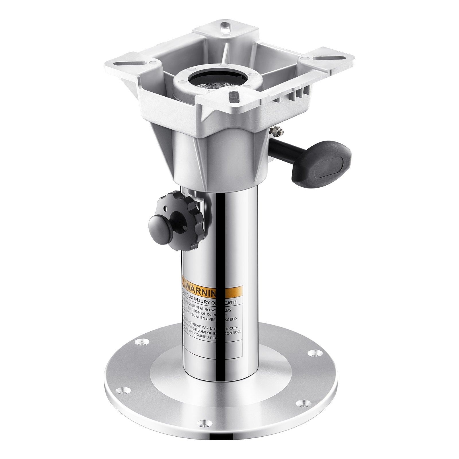 VEVOR Boat Seat Pedestal 12.76-18.7 Inches Height Adjustable Boat Seat Mount 
