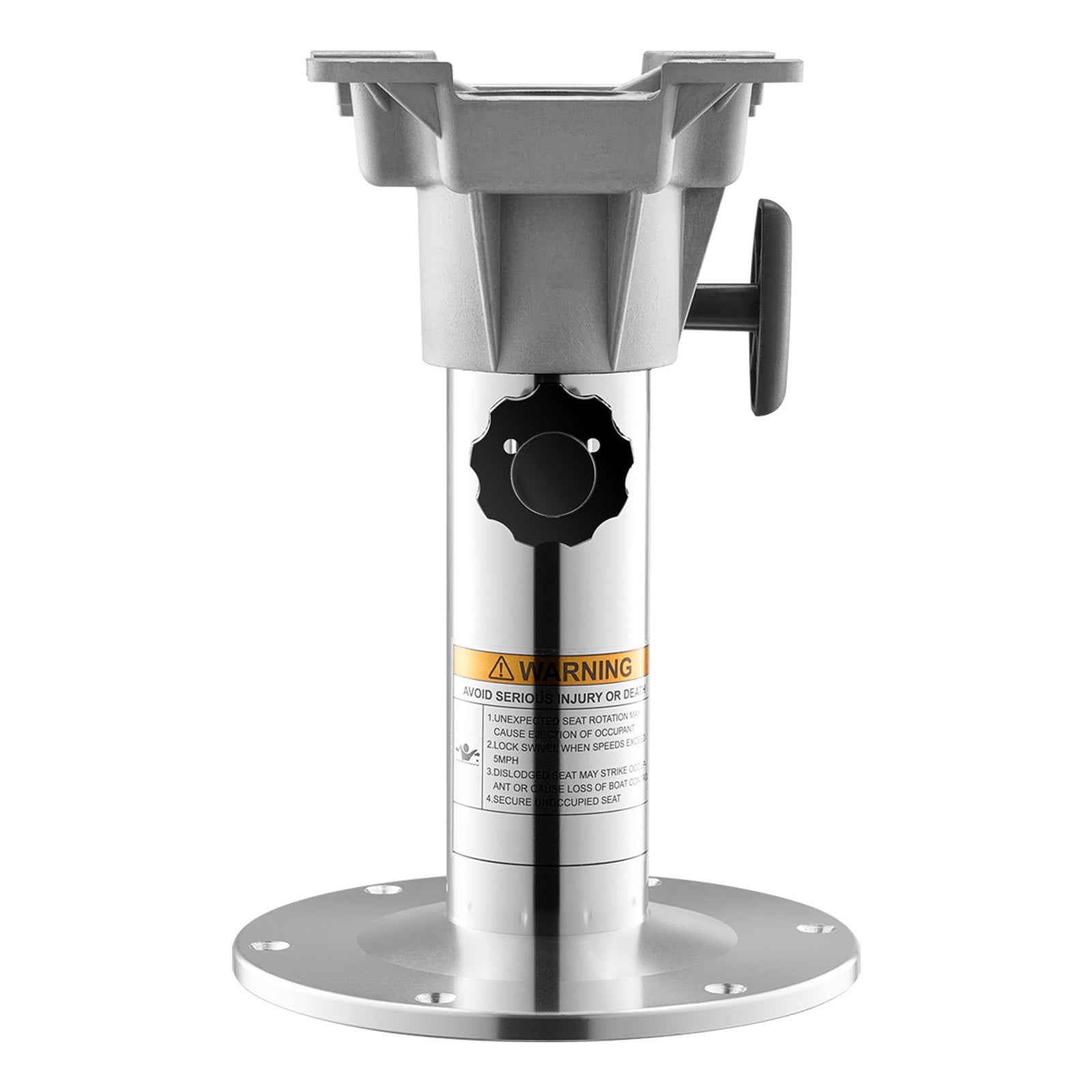 VEVOR Boat Seat Pedestal 12.76-18.7 Inches Height Adjustable Boat Seat Mount 