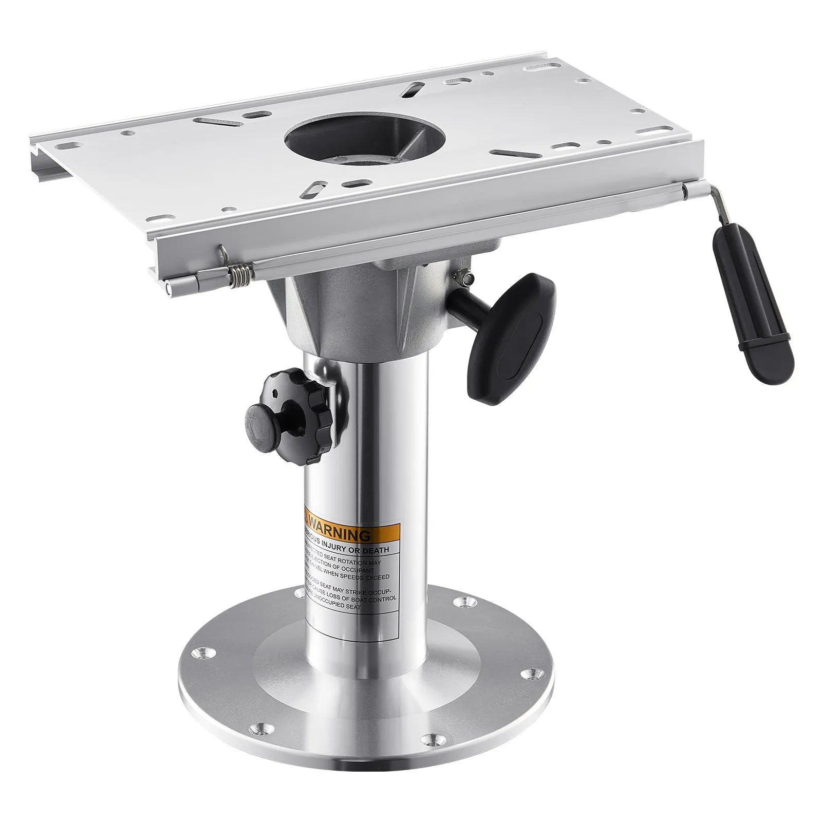 VEVOR Boat Seat Pedestal 13.39-19.2 Inches Height Adjustable Boat Seat Mount