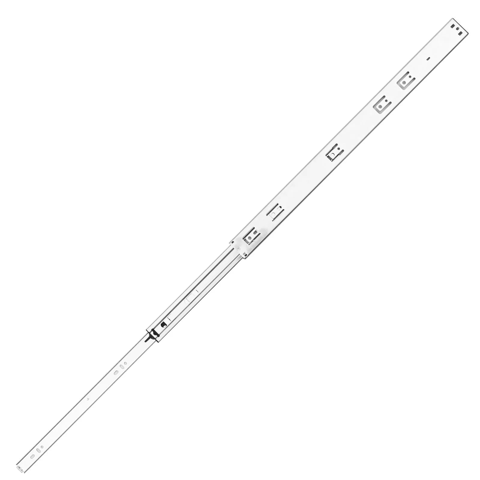 VEVOR Drawer Slides Side Mount Rails, Soft-Close 10 Pairs 24 Inch, Heavy Duty Full Extension Steel Track, Noiseless Guide Glides Cabinet Kitchen Runners with Ball Bearing, 100 Lbs Load Capacity