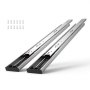 6 Pairs of 22 Inch Drawer Slides Side Mount Rails, Heavy Duty Full Extension Steel Track, Soft-Close Noiseless Guide Glides Cabinet Kitchen Runners with Ball Bearing, 100 Lbs Load Capacity 
