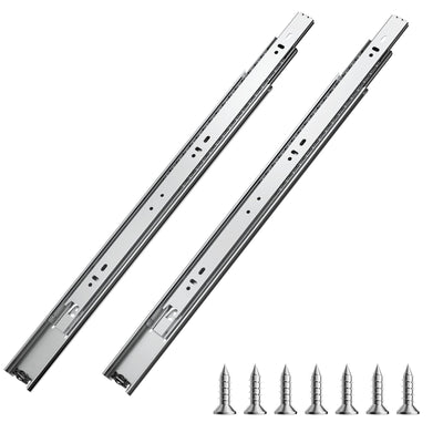 VEVOR Drawer Cabinet Slides Side Mount 18 inch 10 Pairs 100 LB Load Replacement 