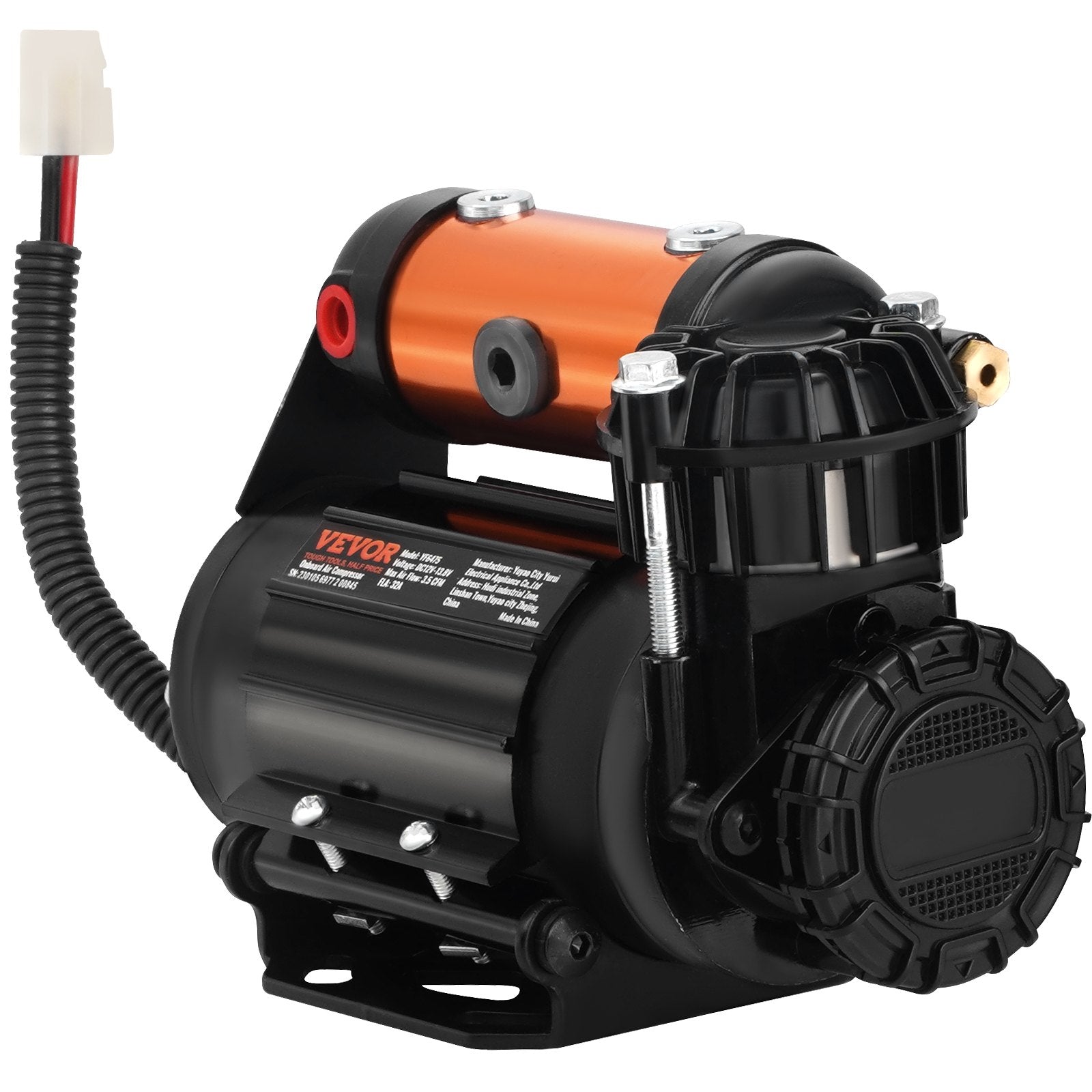 VEVOR Onboard Air Compressor Kit 150PSI Offroad Air Compressor Portable Tire Inflator Heavy Duty 3.5CFM Air Pump for Jeep SUV 4x4 Vehicle Compatibility with Air tools, Air horns, Lockers 