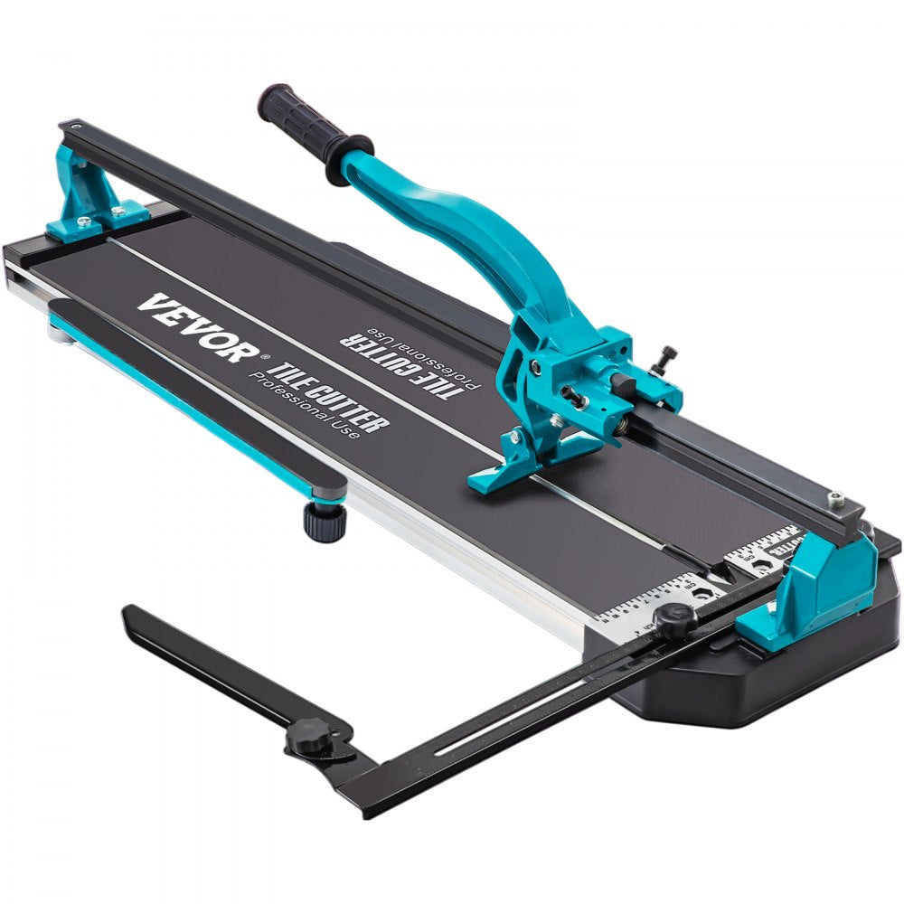 VEVOR Tile Cutter, 24 Inch Manual Tile Cutter, Tile Cutter Tools w/Single Rail Double Brackets, 3/5 in Cap w/Precise Laser Guide, Tile Cutter Porcelain Tools for Precision Cutting Porcelain Tiles 