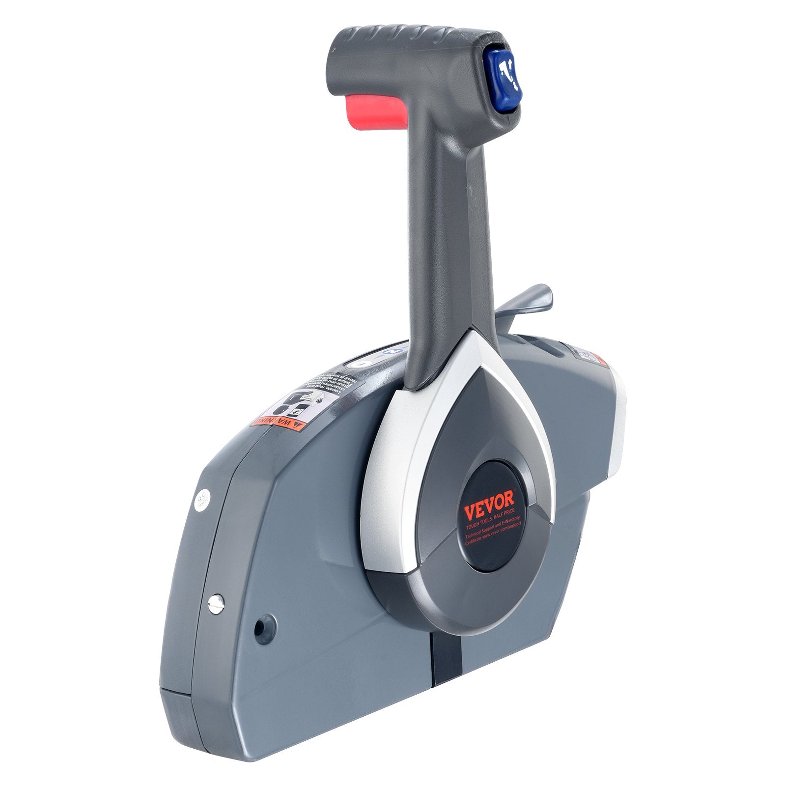 VEVOR Boat Throttle Control, 5006180 Side-Mounted Outboard Remote Control Box for Evinrude Johnson, Marine Throttle Control Box with Power Trim Switch and Lanyard 